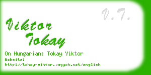 viktor tokay business card